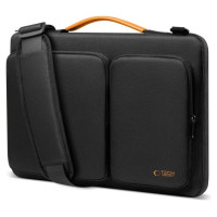 Tech-Protect Defender Bag for 15-16 Laptop - Black and Orange
