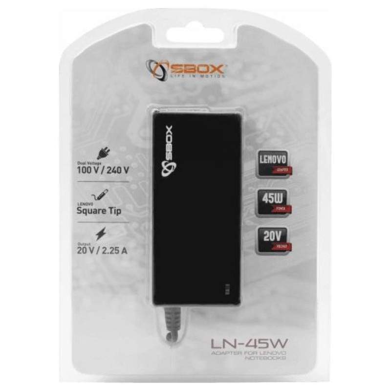 Sbox Adapter for Lenovo notebooks LN-45W