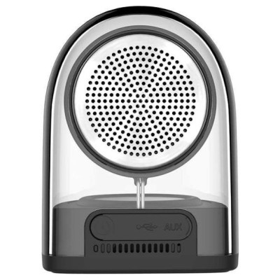 Devia Crystal Series TWS Speaker with Silicon Case (2pcs) Black