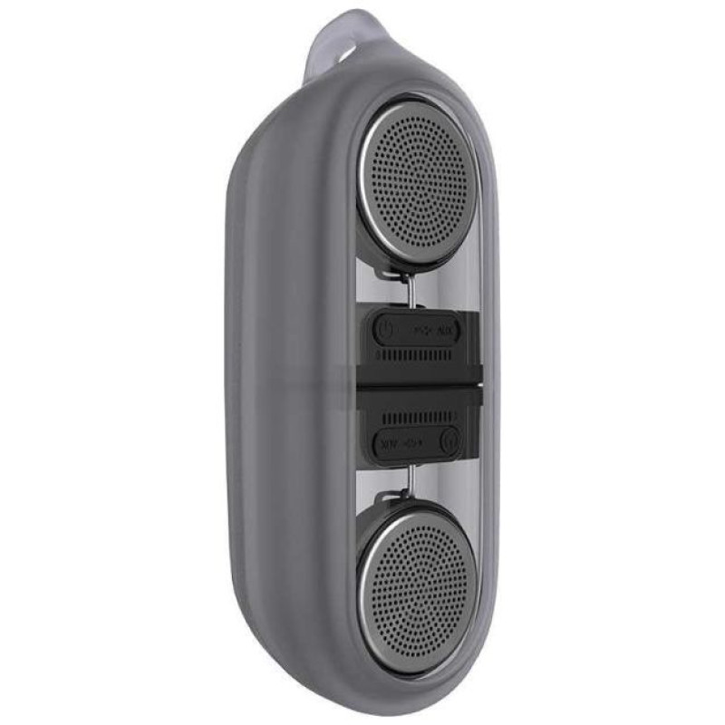 Devia Crystal Series TWS Speaker with Silicon Case (2pcs) Black