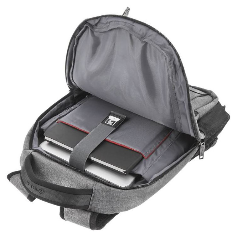 Tellur 15.6 Notebook Backpack Companion, USB port, Gray