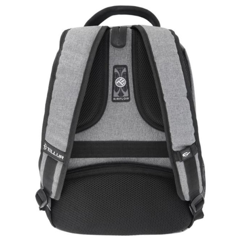 Tellur 15.6 Notebook Backpack Companion, USB port, Gray