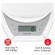 Salter 1024 WHDR14EU16 Digital Kitchen Scale & Dual Pour Bowl - White
