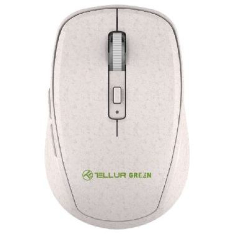Tellur Green Wireless Mouse Nano Reciever Creame
