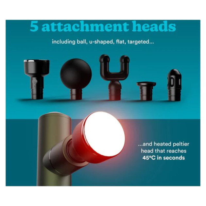 Homedics HHP-65GN MYTI Mini Massage Gun Evergreen