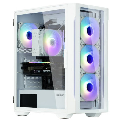 Zalman I3 NEO TG White, RGB fan x4
