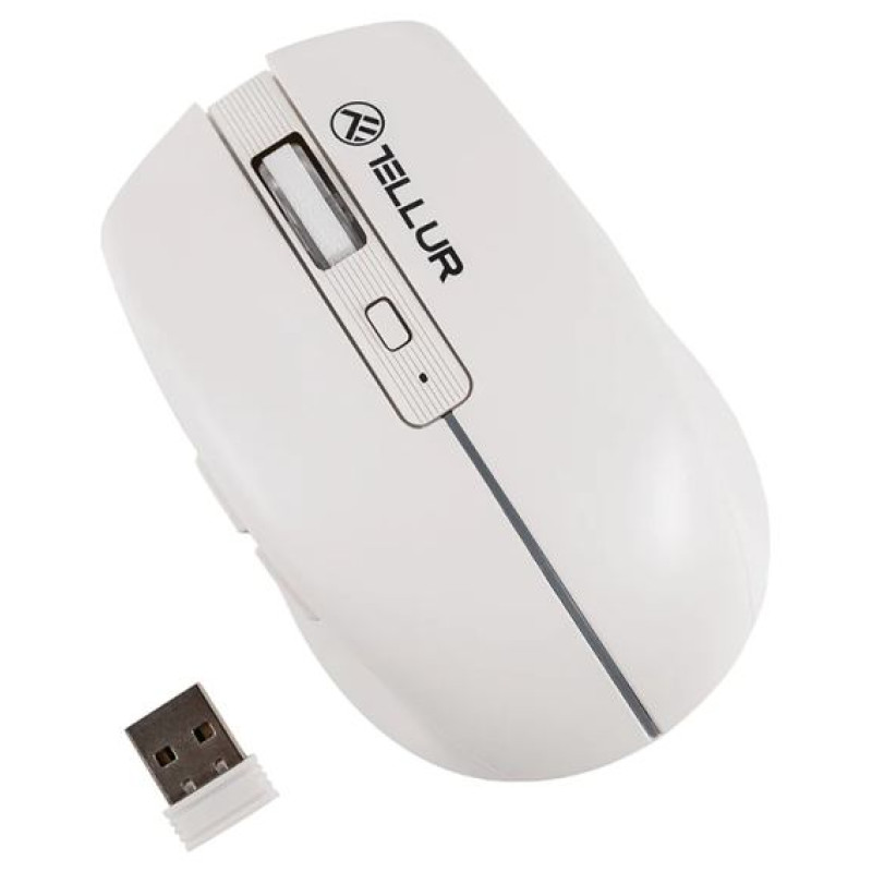 Tellur Silent Click Wireless Mouse White