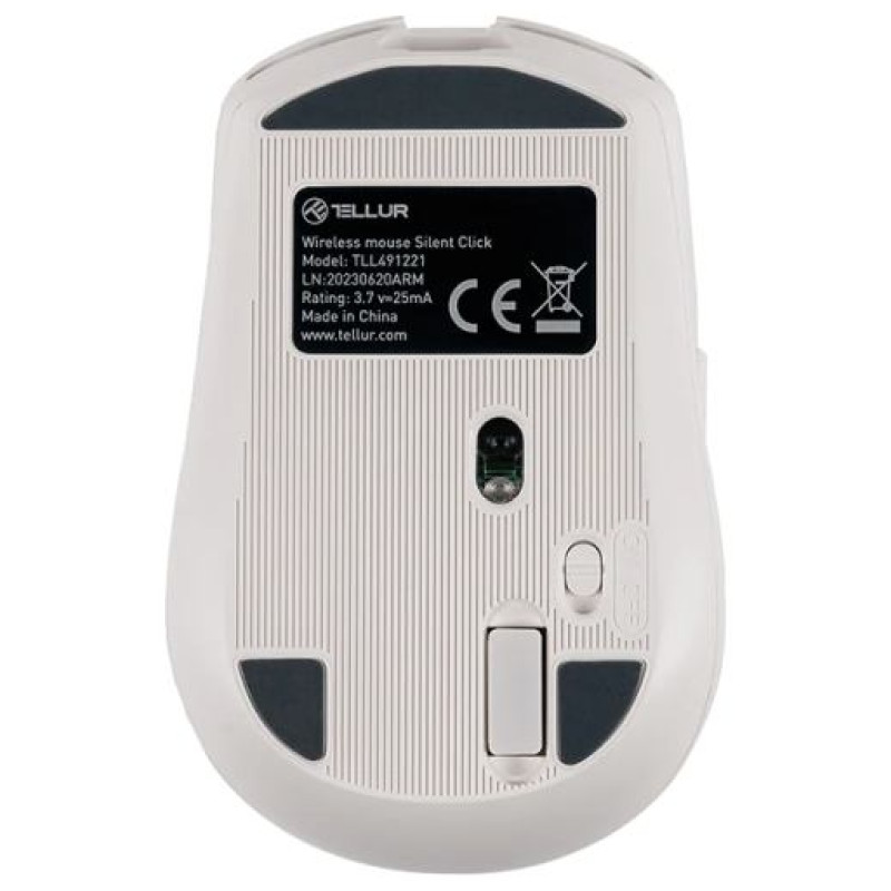 Tellur Silent Click Wireless Mouse White