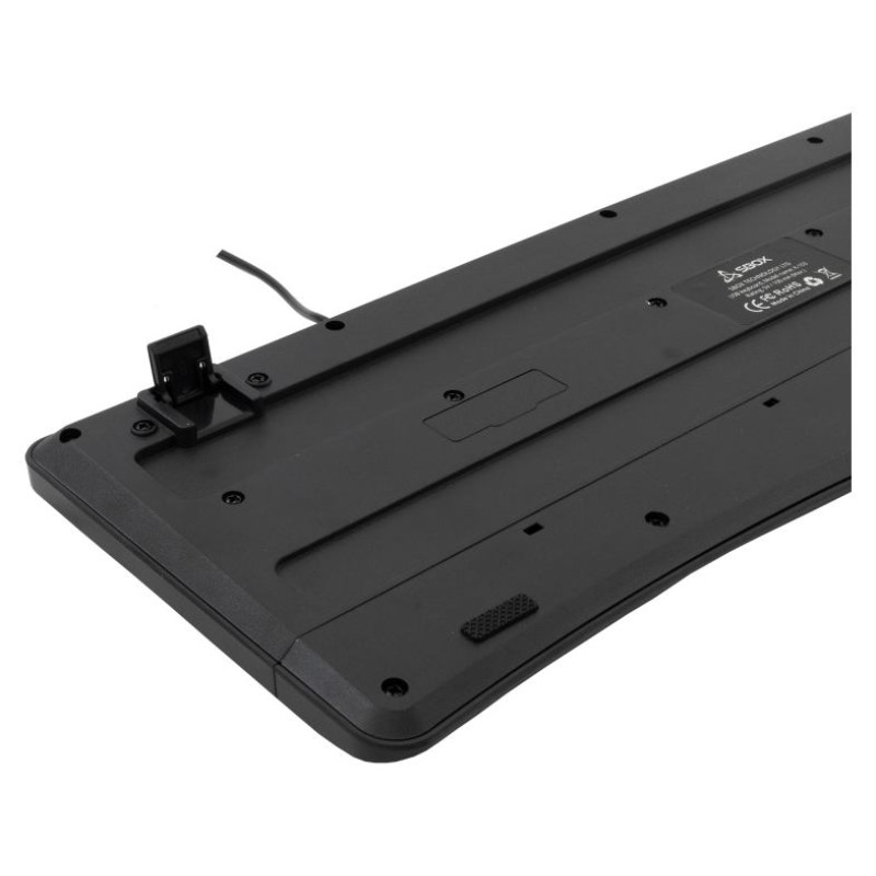 Sbox K-103 Keyboard US Black