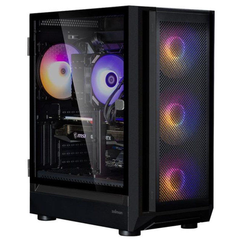 Zalman i6 Black, RGB fan x4 T/G