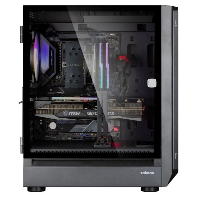 Zalman i6 Black, RGB fan x4 T/G