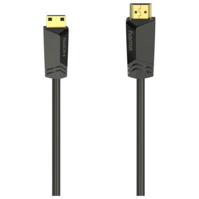 Hama 00205015 High Speed HDMI Cable, Plug Type-A - Plug Type-C (Mini), Ethernet 1.5m