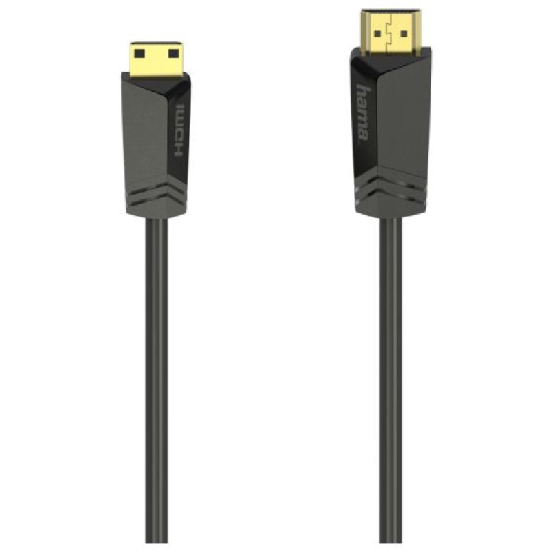 Hama 00205015 High Speed HDMI Cable, Plug Type-A - Plug Type-C (Mini), Ethernet 1.5m