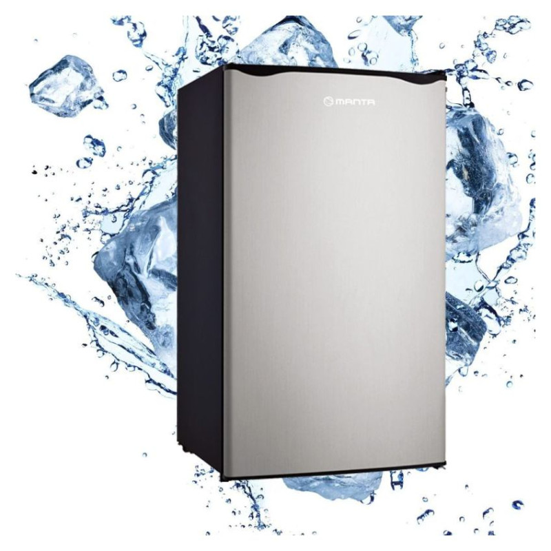Manta MM520PS Fridge 91L Silver Inox/Black