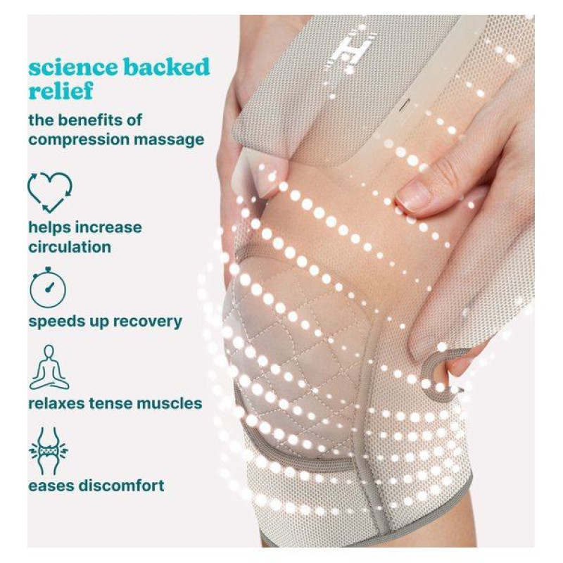 Homedics SR-CMXKE10HBND  Modulair Compression System Knee Wrap + Controller