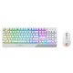 MSI KEYBOARD +MOUSE/VIGOR GK30 COMBO WHITE US MSI