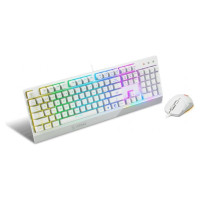 MSI KEYBOARD +MOUSE/VIGOR GK30 COMBO WHITE US MSI