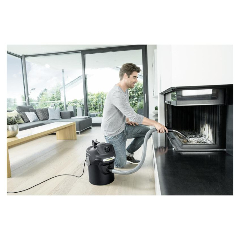 Karcher Vacuum Cleaner|KARCHER|Ash and dry vacuum cleaner AD 2|140 Watts|Capacity 14 l|Noise 82 dB|Black|Weight 4.4 kg|1.629-711.0