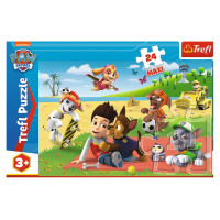 Trefl PAW PATROL Puzle 15 Ķepa Patruļa, 24 gab.