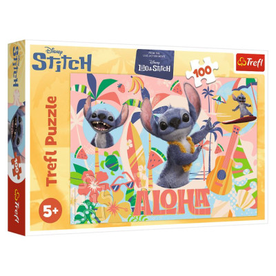Trefl DISNEY STITCH Puzzle Stitch un draugi, 100 gab.