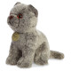 Aurora Plush AURORA Miyoni Mīkstā rotaļlieta Scottish fold cat, 22 cm