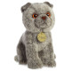 Aurora Plush AURORA Miyoni Mīkstā rotaļlieta Scottish fold cat, 22 cm
