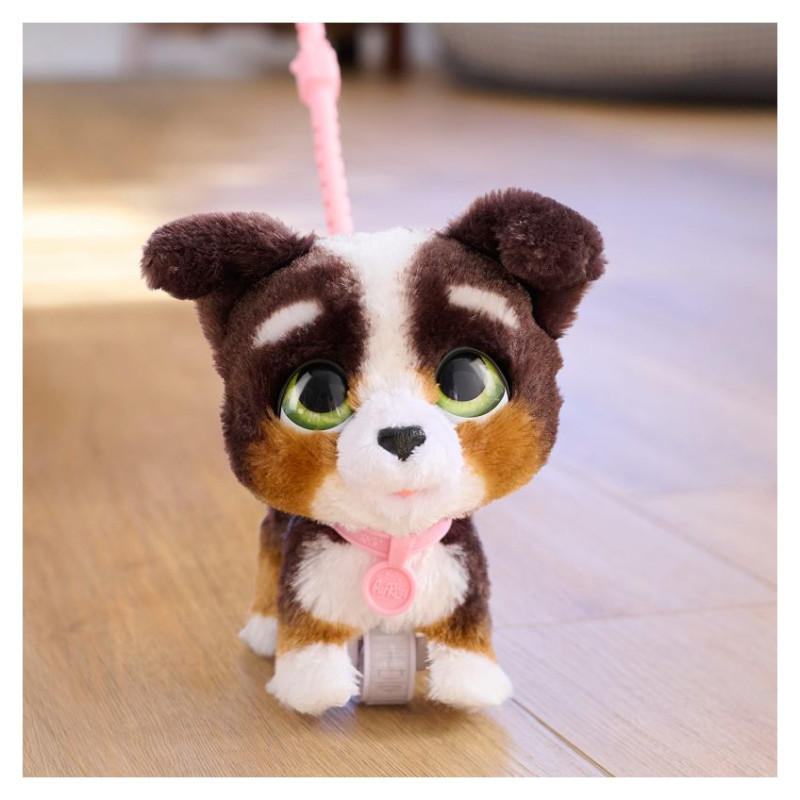 Furreal Walk-a-Lots Bernedoodle Interaktīvā rotaļlieta