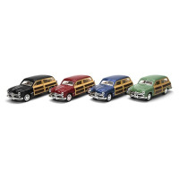 Kinsmart Miniatūrais modelis - 1949 Ford Woody Wagon, izmērs 1:40