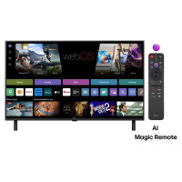 LG TV Set|LG|75"|4K/Smart|3840x2160|Wireless LAN|Bluetooth|webOS|Black|75QNED80A3A
