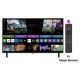 LG TV Set|LG|75"|4K/Smart|3840x2160|Wireless LAN|Bluetooth|webOS|Black|75QNED80A3A