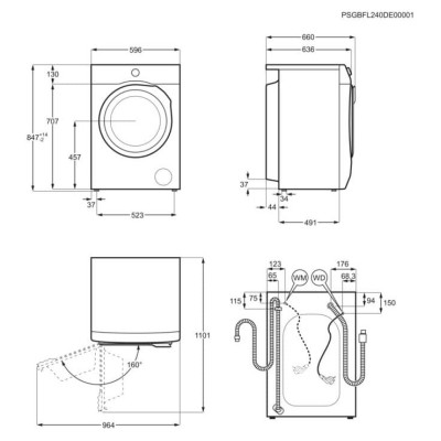 AEG veļas mazg.ma&scaron;īna (front.ielāde), 10kg, balta - LFR85146QE