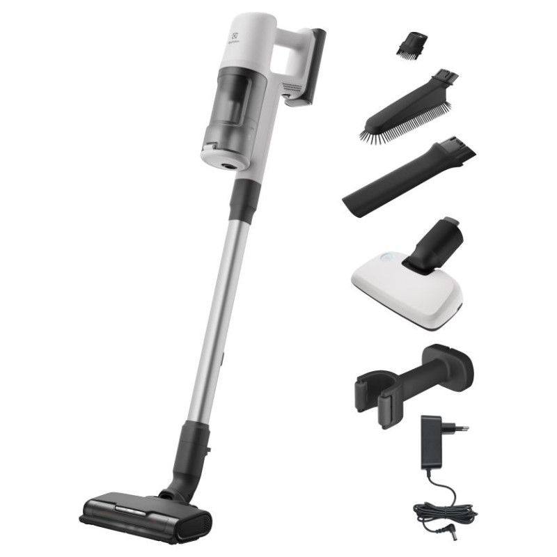 Electrolux 600 bezvadu putekļusūcējs bez maisiņa, balts - EP61HB21UV