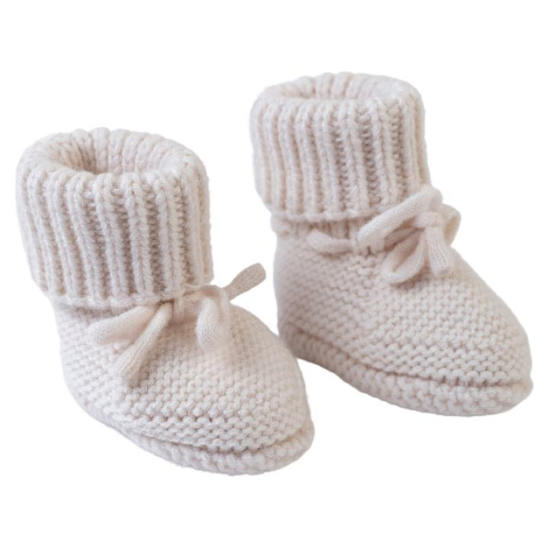 Lodger Slipper Folklore Merino vilnas čībiņas, Birch, 0-6m - SLM 599_0-6