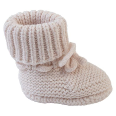 Lodger Slipper Folklore Merino vilnas čībiņas, Birch, 0-6m - SLM 599_0-6