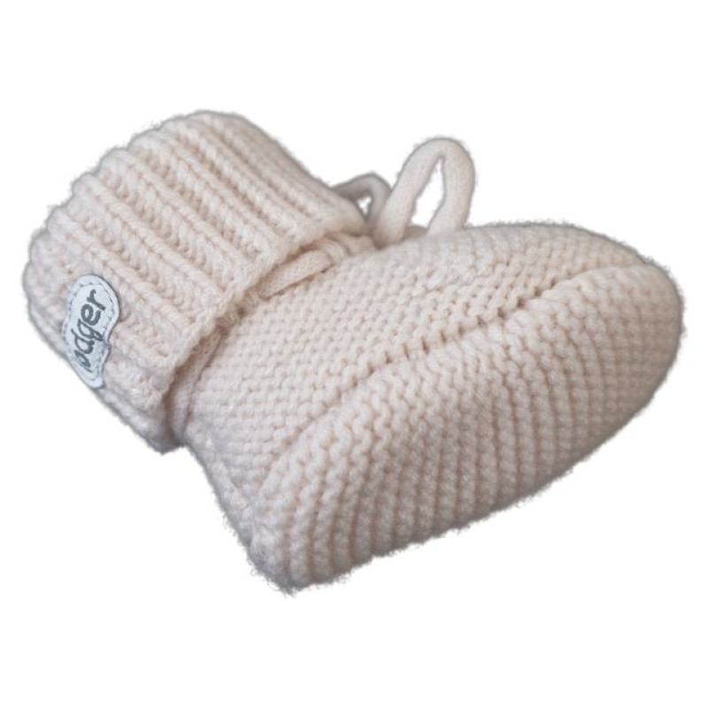 Lodger Slipper Folklore Merino vilnas čībiņas, Birch, 0-6m - SLM 599_0-6