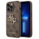 Guess GUHCP14L4GMGBR iPhone 14 Pro 6,1" brązowy/brown hardcase 4G Big Metal Logo