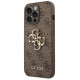 Guess GUHCP14L4GMGBR iPhone 14 Pro 6,1" brązowy/brown hardcase 4G Big Metal Logo