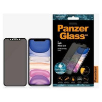 Panzerglass E2E Super+ privacy tempered glass for iPhone XR / 11 - with black frame