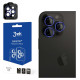 3Mk Protection 3mk Lens Protection Pro Camera Cover - with Blue Frame for iPhone 15 Pro