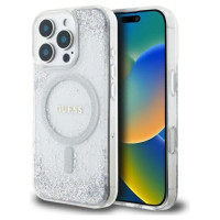Guess Resin Gradient Glitter MagSafe case for iPhone 16 Pro - silver