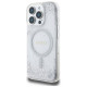 Guess Resin Gradient Glitter MagSafe case for iPhone 16 Pro - silver