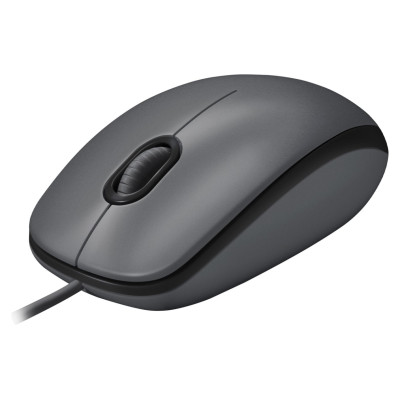 Logitech MOUSE USB OPTICAL M100/BLACK 910-006652 LOGITECH