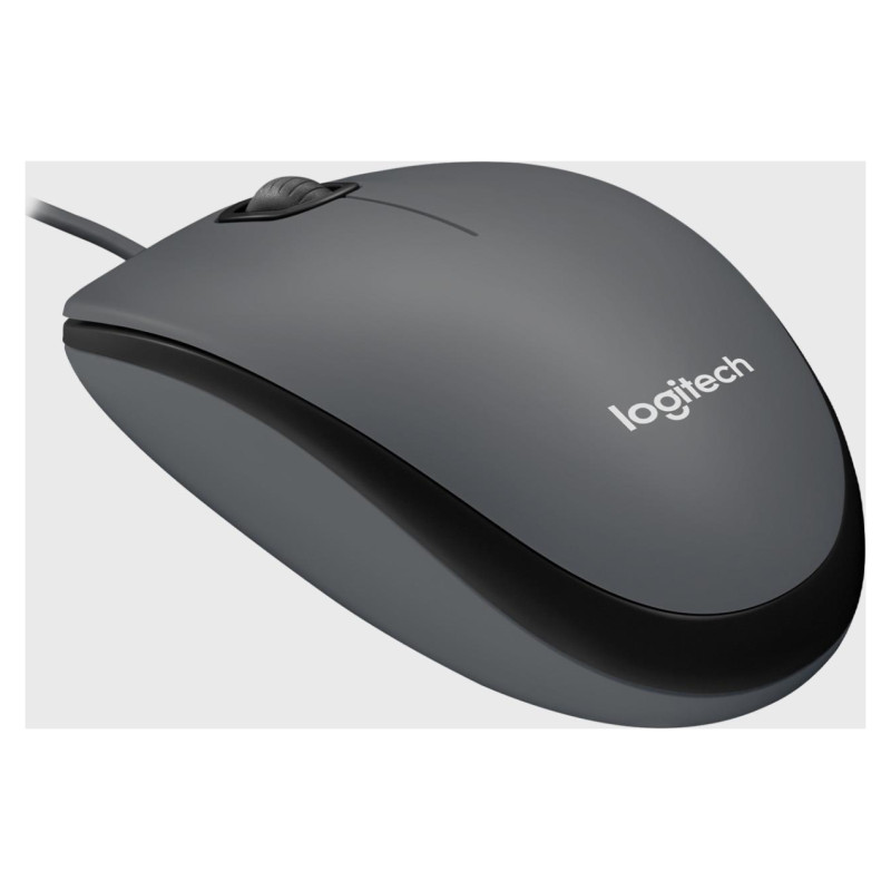Logitech MOUSE USB OPTICAL M100/BLACK 910-006652 LOGITECH
