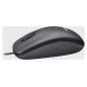 Logitech MOUSE USB OPTICAL M100/BLACK 910-006652 LOGITECH