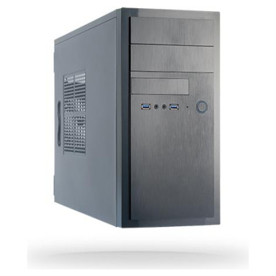 Chieftec Case|CHIEFTEC|MiniTower|MicroATX|Colour Black|HT-01B-OP