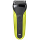 Braun Series 3 bārdas  el.skuveklis, melns/zaļš - 300S Green