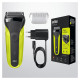 Braun Series 3 bārdas  el.skuveklis, melns/zaļš - 300S Green