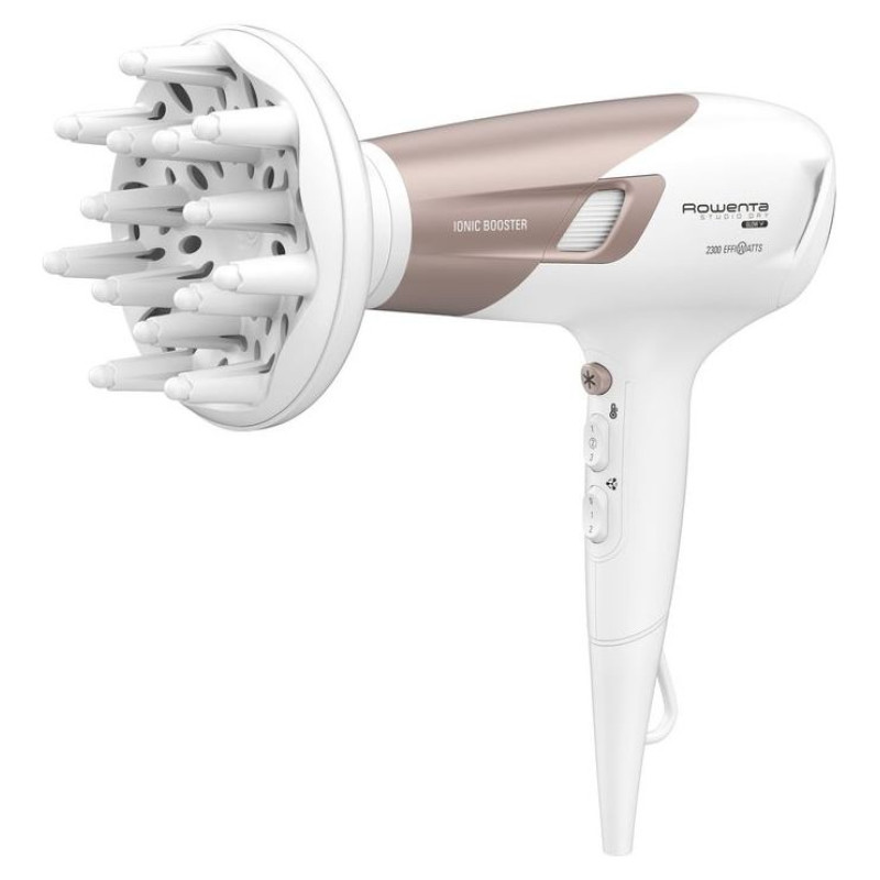 Rowenta fēns Power 2100W, balts un rozā - CV5830