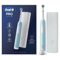 Braun el.zobu  birste Cross Action+ ceļojuma futrālis, zila - D 305.513.3X