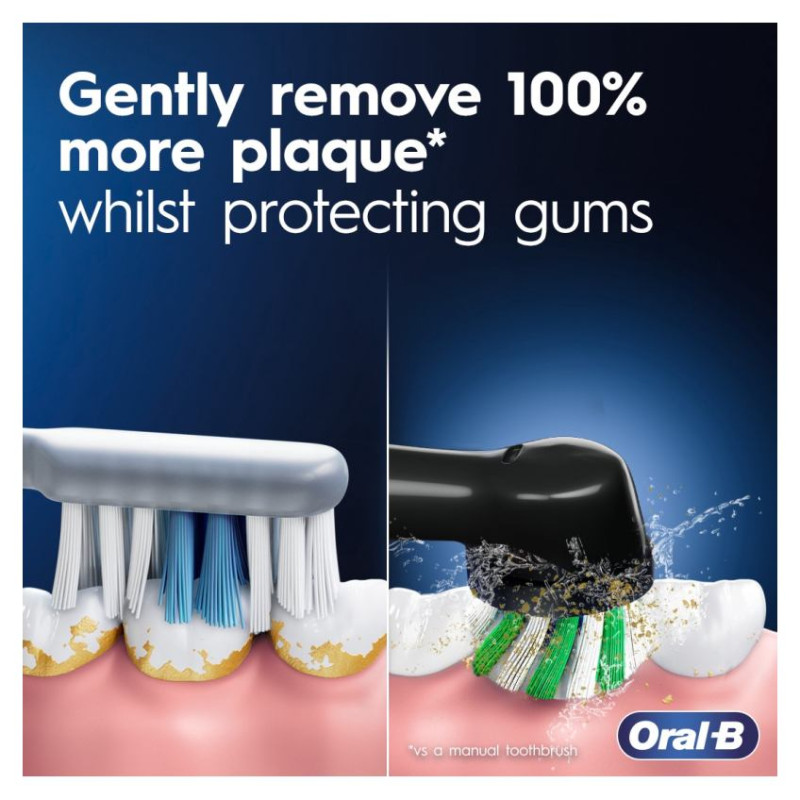 Braun el.zobu  birste Cross Action+ ceļojuma futrālis, zila - D 305.513.3X